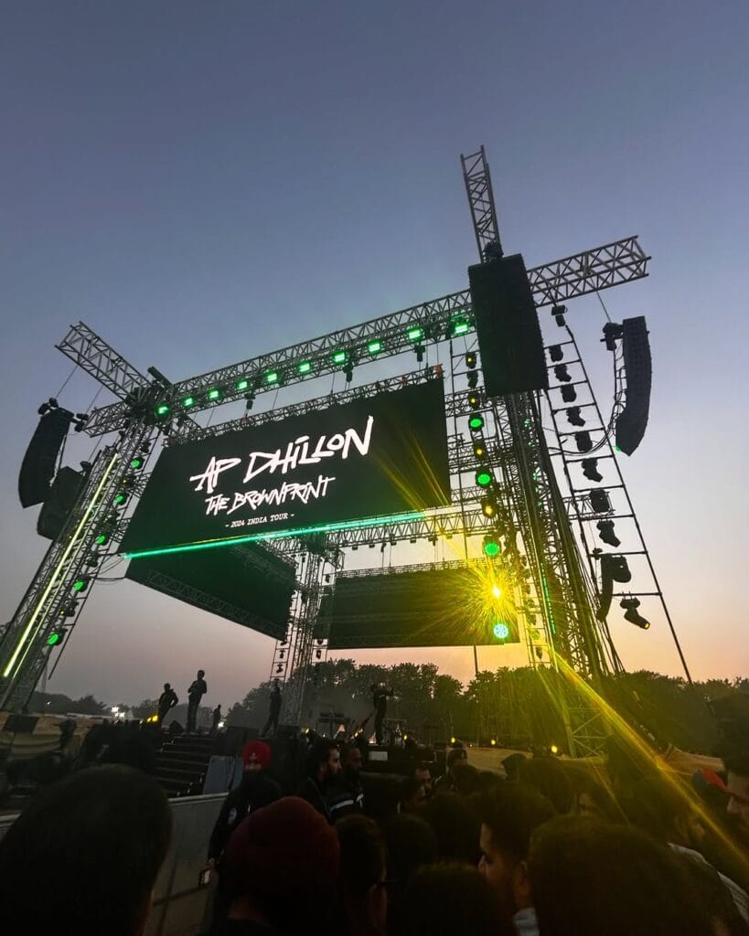 Ap Dhillon Lighting Design by Becket Tundatil